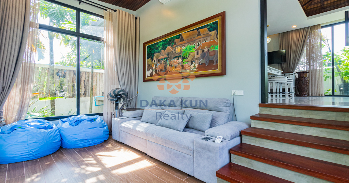 Modern Villa with Swimming Pool for Rent in Siem Reap City - Siem Reap