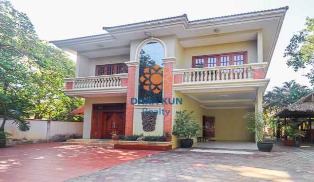 7 Bedrooms House for Rent with Private Swimming Pool in Siem Reap, Sla Kram