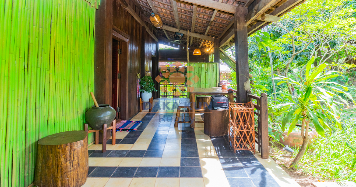 1 Bedroom House For Rent in Siem Reap with Shared Swimming Pool