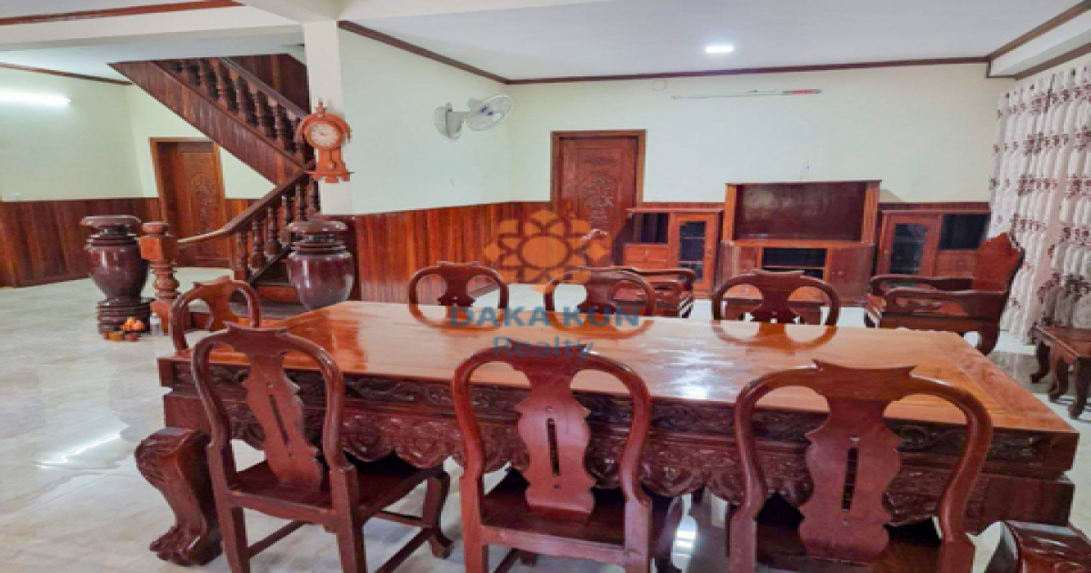 5-Bedroom House for Rent in Siem Reap City, Svay Dangkum