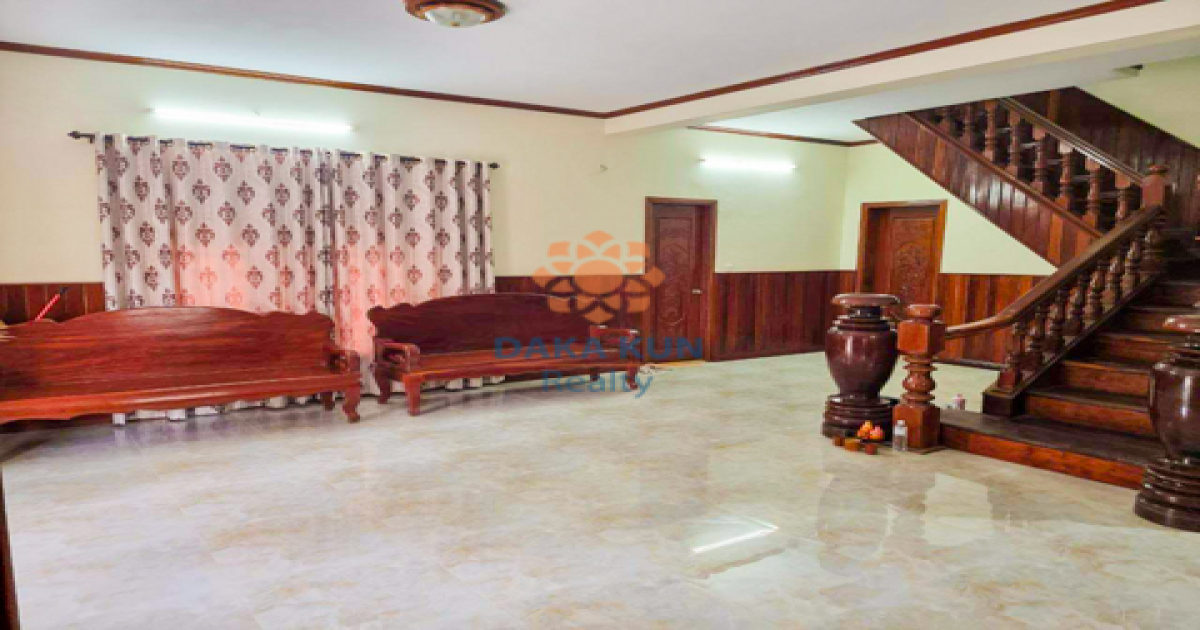 5-Bedroom House for Rent in Siem Reap City, Svay Dangkum