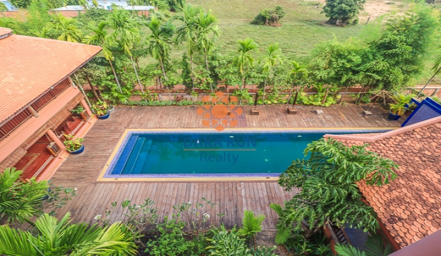Boutique for Rent with Swimming Pool in Siem Reap-Svay Dangkum