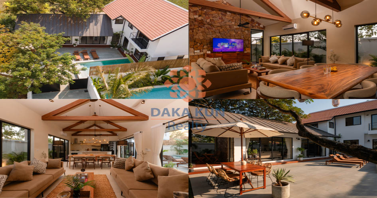 Villa with Swimming Pool for Sale in Siem Reap City, Svay Dangkum