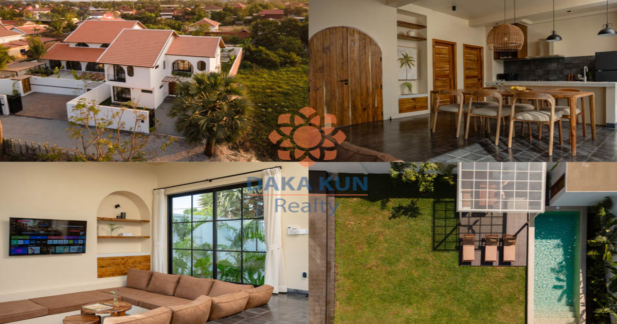 Villa with Swimming Pool for Sale in Siem Reap City, Svay Dangkum