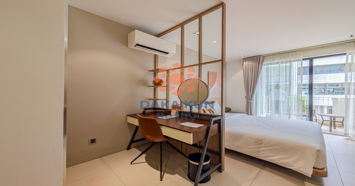 Studio Apartment with Swimming Pool for Rent in Central Area, Siem Reap City