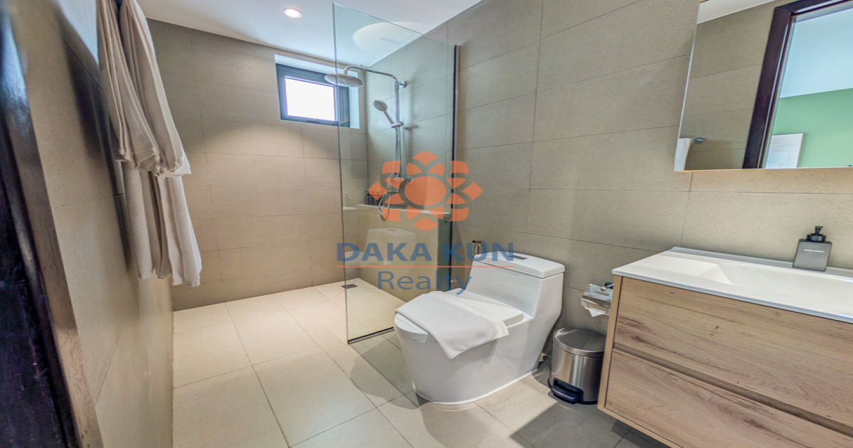 Studio Apartment with Swimming Pool for Rent in Central Area, Siem Reap City