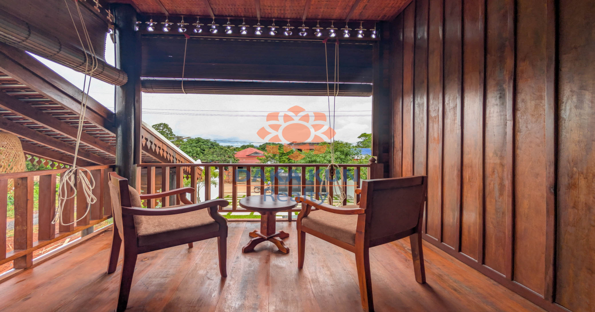 3-Bedroom Wooden House for Sale in Siem Reap City