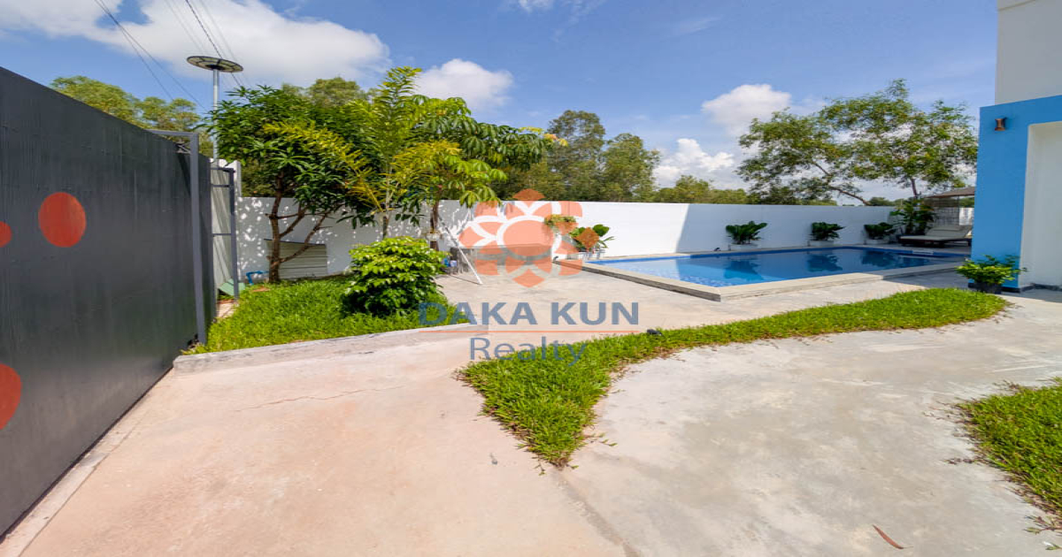 3-Bedroom House with Private Pool for Sale in Siem Reap City