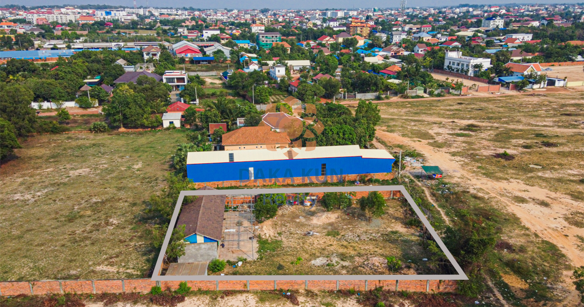 Urgent Sale, Land near Sangkat Svay Dangkum Office, Siem Reap city
