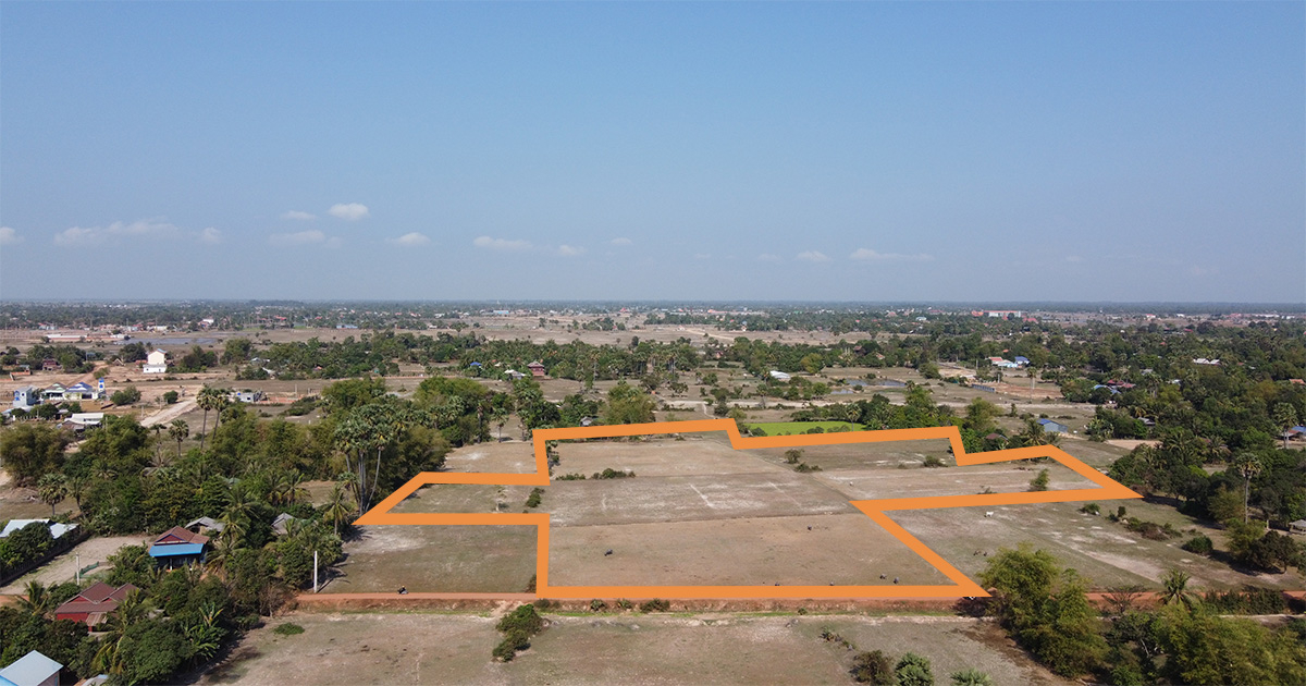 Land for Sale in Siem Reap city-Takong Village