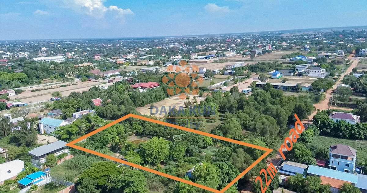 Land for Sale in Siem Reap City-Sala Kamreuk