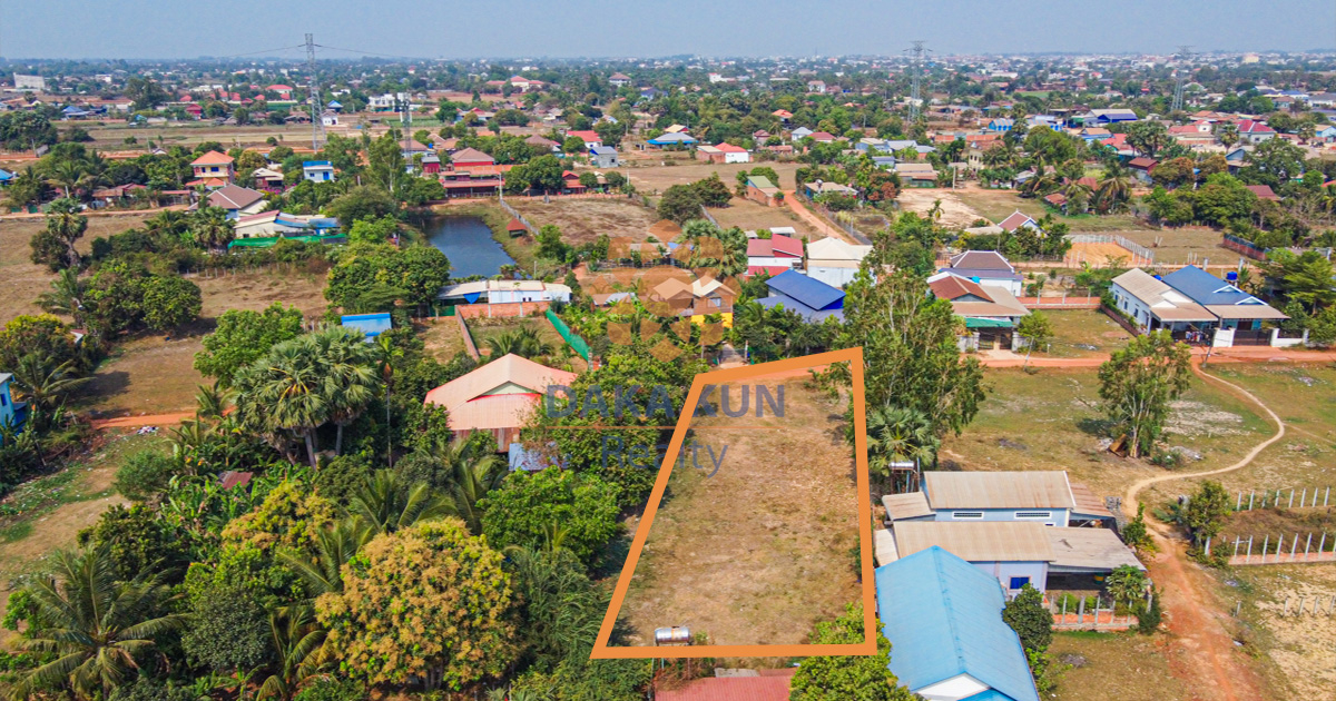 Land For Sale In Siem Reap City- Chreav