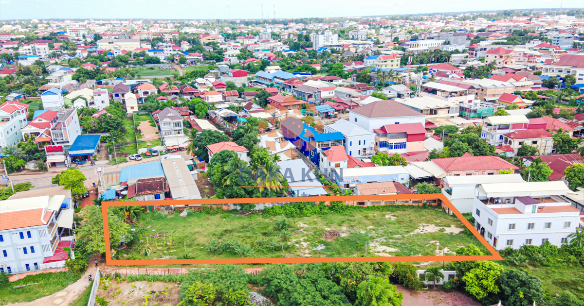 Land For Sale in krong Siem Reap-Sala Kamreuk