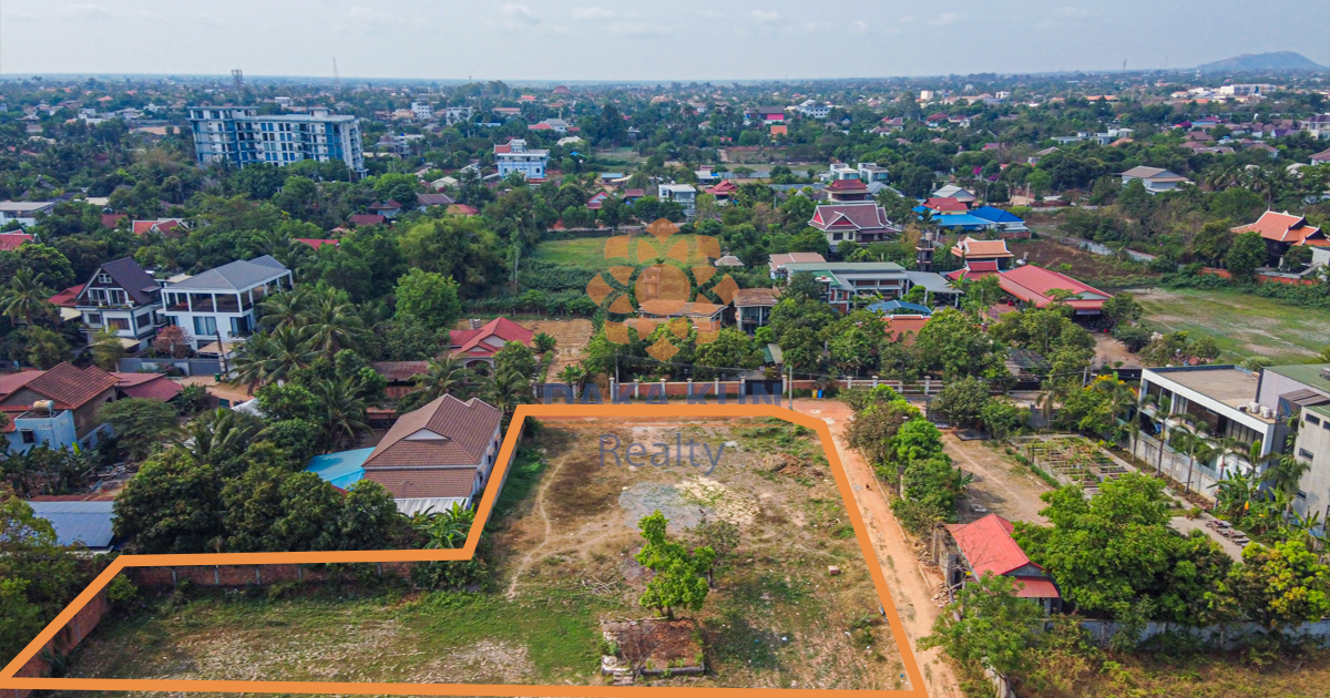Land for Sale in Siem Reap city-Sala Kamreuk