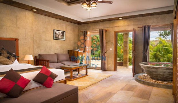 33 rooms Hotel for Rent in Krong Siem Reap-near Bakheng Rd