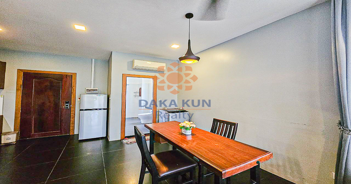 1 Bedroom Apartment for Rent in Siem Reap City, near Riverside