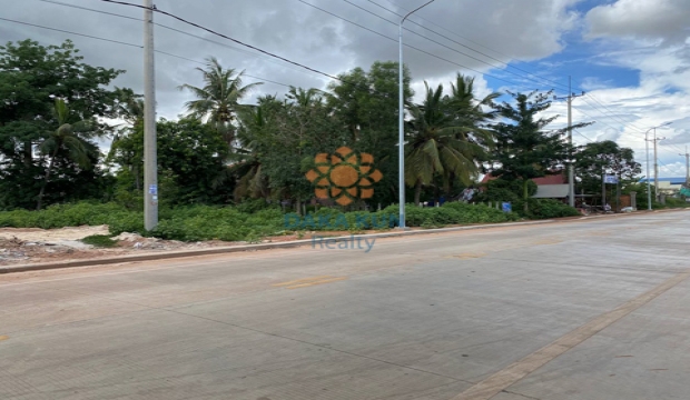 Land for Rent on Mian Road 22 meters, Siem Reap-Sala Karmeuk