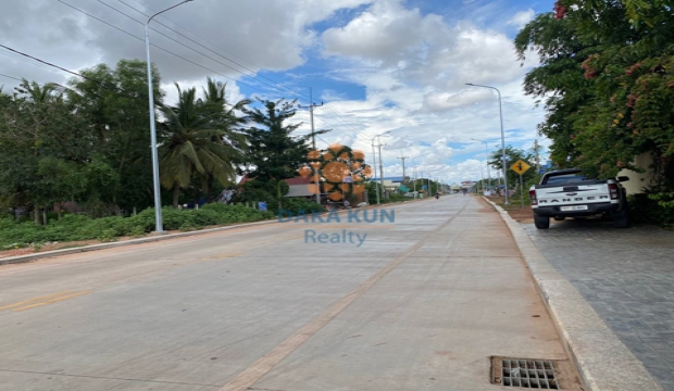 Land for Rent on Mian Road 22 meters, Siem Reap-Sala Karmeuk