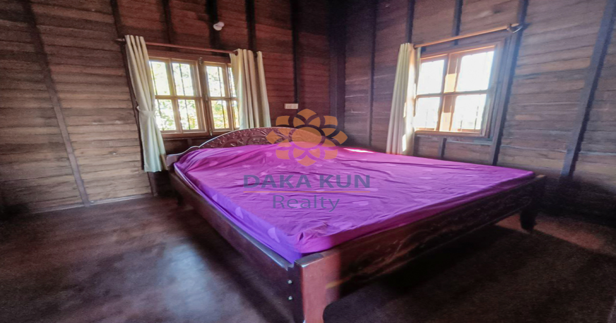 2 Bedrooms Wooden House For Rent In Siem Reap City