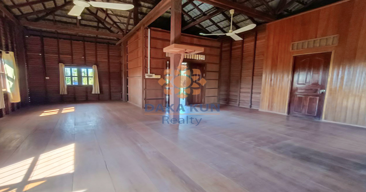 2 Bedrooms Wooden House For Rent In Siem Reap City