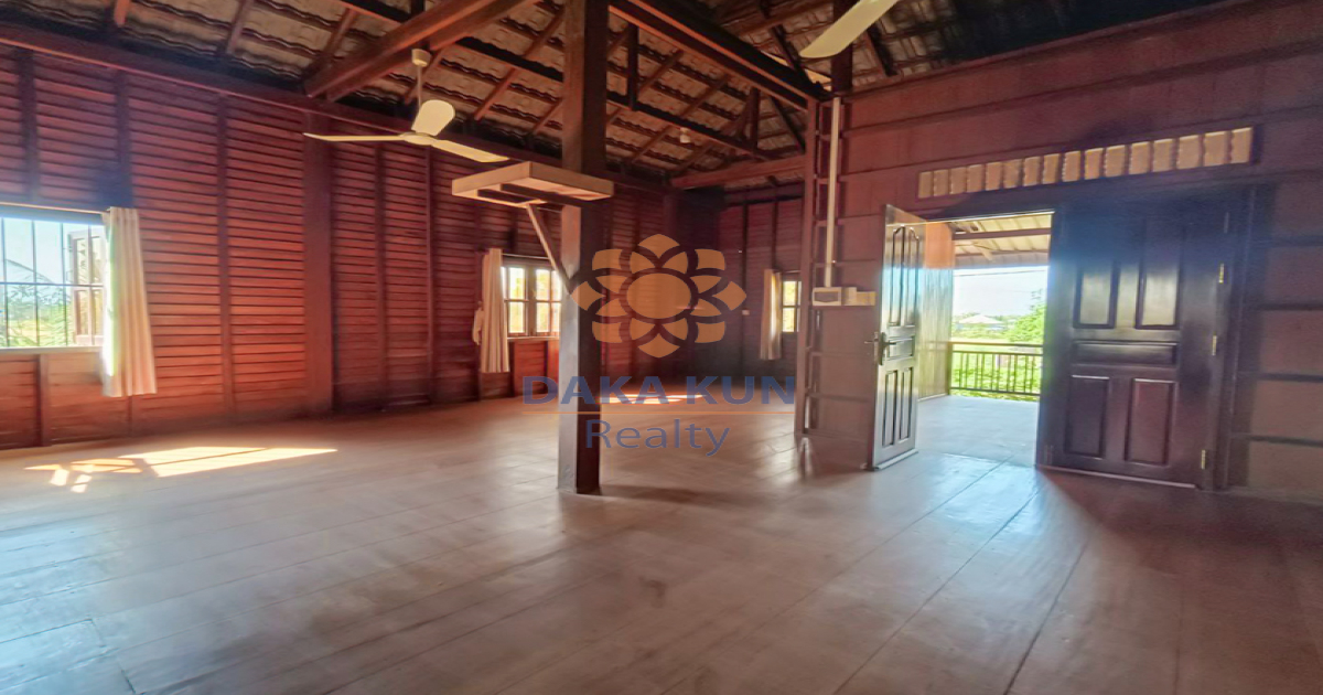 2 Bedrooms Wooden House For Rent In Siem Reap City