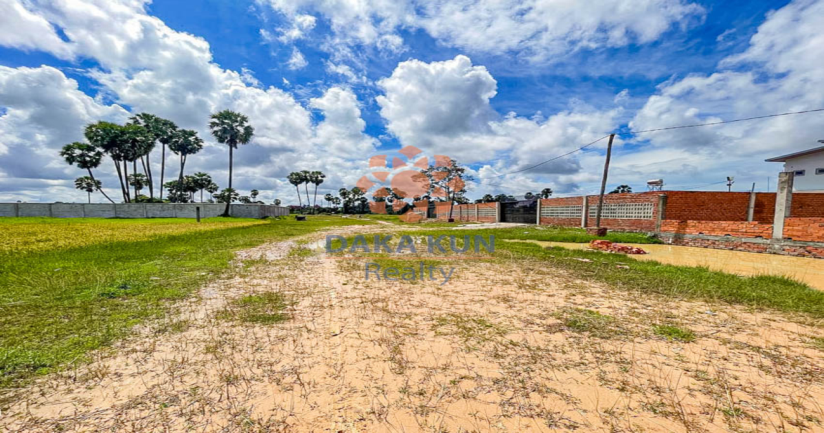 Land for Sale in Siem Reap City, Sangkat Srangae