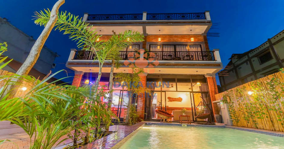 6 Bedrooms House for Rent in Siem Reap City, Svay Dangkum
