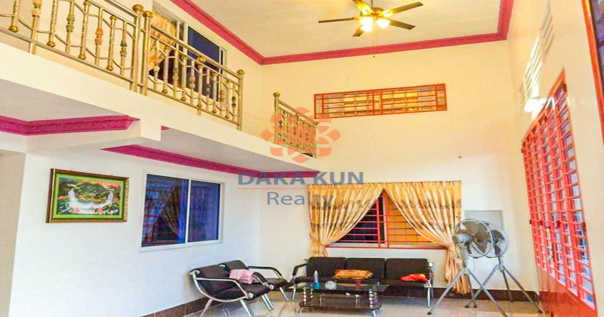 4 Bedrooms House for Rent in Siem Reap City, BBU Road
