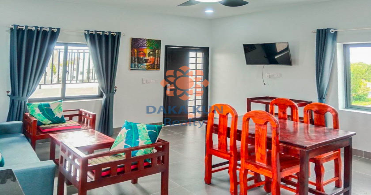 1 Bedroom Apartment for Rent in Siem Reap City, near Wat Svay