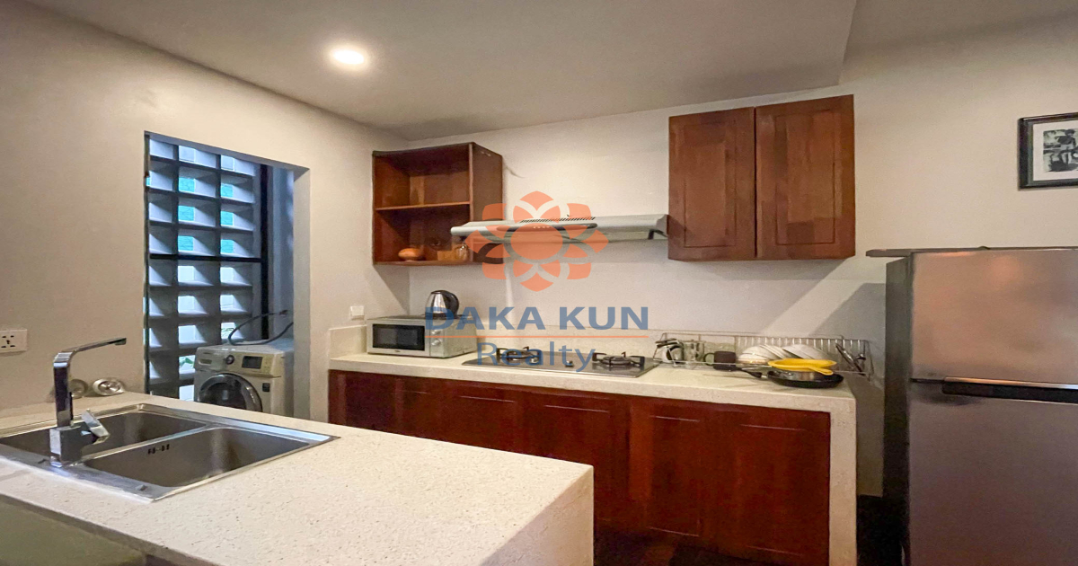 Studio Apartment with Pool for Rent in Siem Reap City, Sala Kamreuk