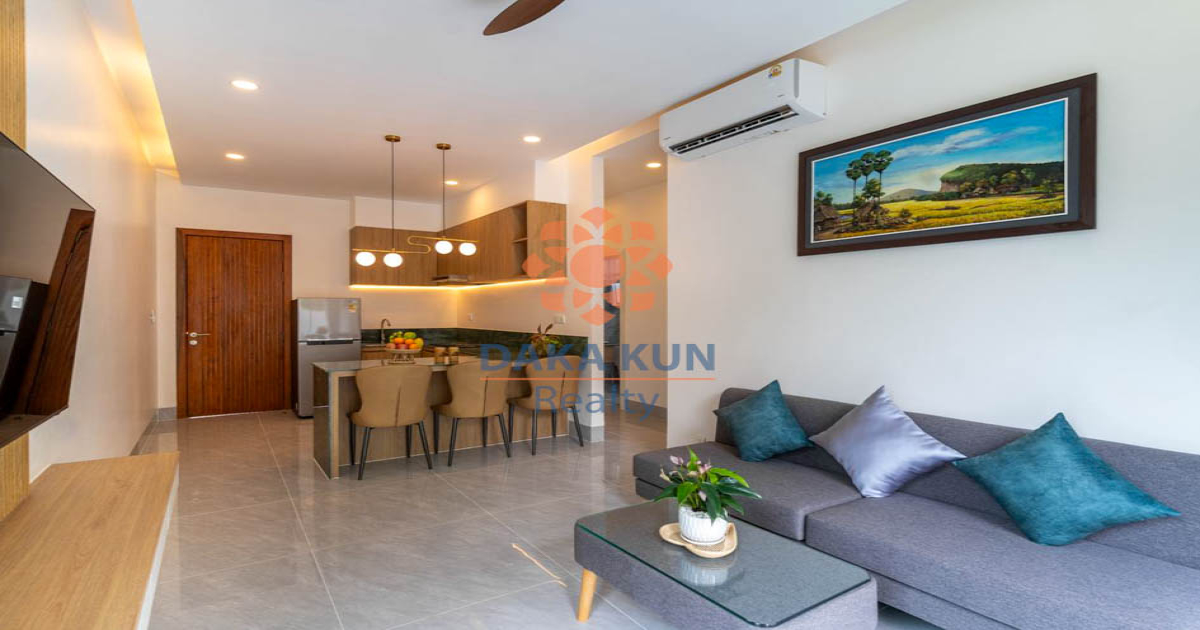 1-Bedroom Ground-Floor Apartment for Rent in Siem Reap City
