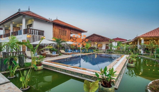 10 Room Boutique Hotel for Rent in Siem Reap-Svay Dangkum