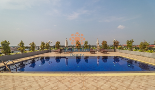 2 Bedrooms Apartment for with Pool Rent in Siem Reap, Sala kamreuk