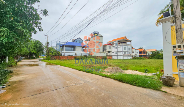 Land for Sale on 15m Road in Siem Reap City, near Bakheng Road