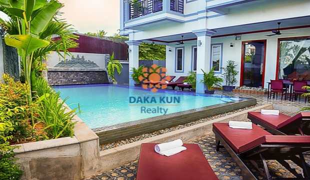 Boutique Hotel for Rent in Siem Reap-Svay Dangkum