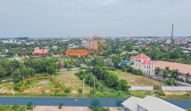 Land for Sale on Main Road in Siem Reap​ City-Sala Kamreuk