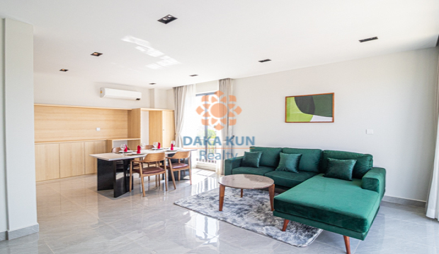 2 Bedrooms Apartment for Rent with Pool in Krong Siem Reap-Sala Kamreuk