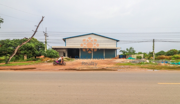Warehouse for Rent on National Road 06, Svay Thom, Siem Reap