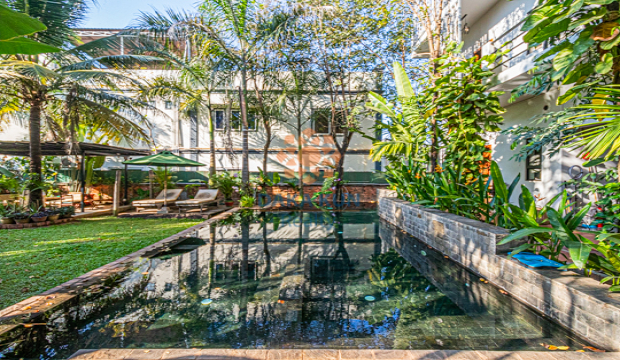1 Bedroom Apartment for Rent with Pool in Krong Siem Reap-Svay Dangkum