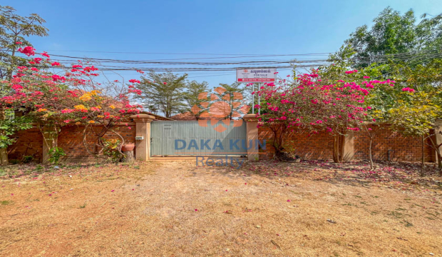 Land and House for Sale in Siem Reap City