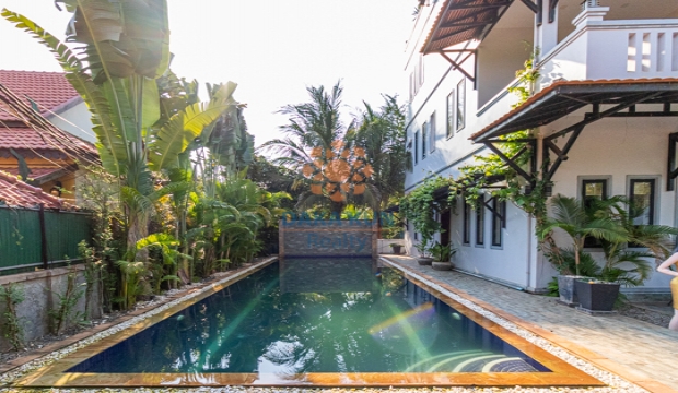 11 Room Boutique Hotel for Rent in Siem Reap - Sala Kamreuk