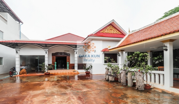 4 Bedrooms House for Rent in Siem Reap-Sala Kamruek