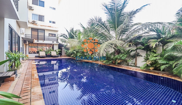 1 Bedroom Apartment for Rent With Pool in Siem Reap-Svay Dangkum