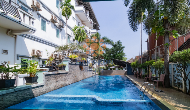 1 Bedroom Apt for rent with Pool in Siem Reap City-Kok Chork