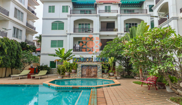 Studio Apartment with Swimming Pool for Rent in Siem Reap City, Svay Dangkum