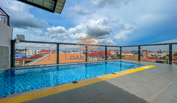 1 Bedroom Apartment with Swimming Pool for Rent in Siem Reap City, Sala Kamreuk
