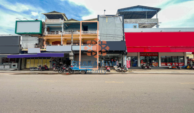 Commercial House for Rent In Front of Angkor High School