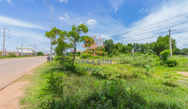 Land for Sale on Main Road in Siem Reap​ City-Sala Kamreuk