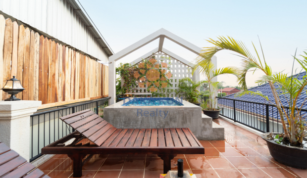 2 Bedrooms Villa for Rent with Swimming Pool and Jacuzzi in Siem Reap City