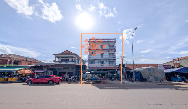 Guesthouse for Rent in Siem Reap City, on the main road, near Phsar Kroum Market